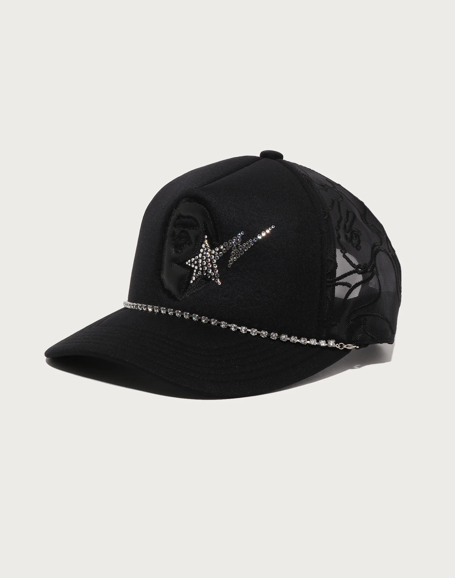 APE HEAD CRYSTAL MESH CAP MENS
