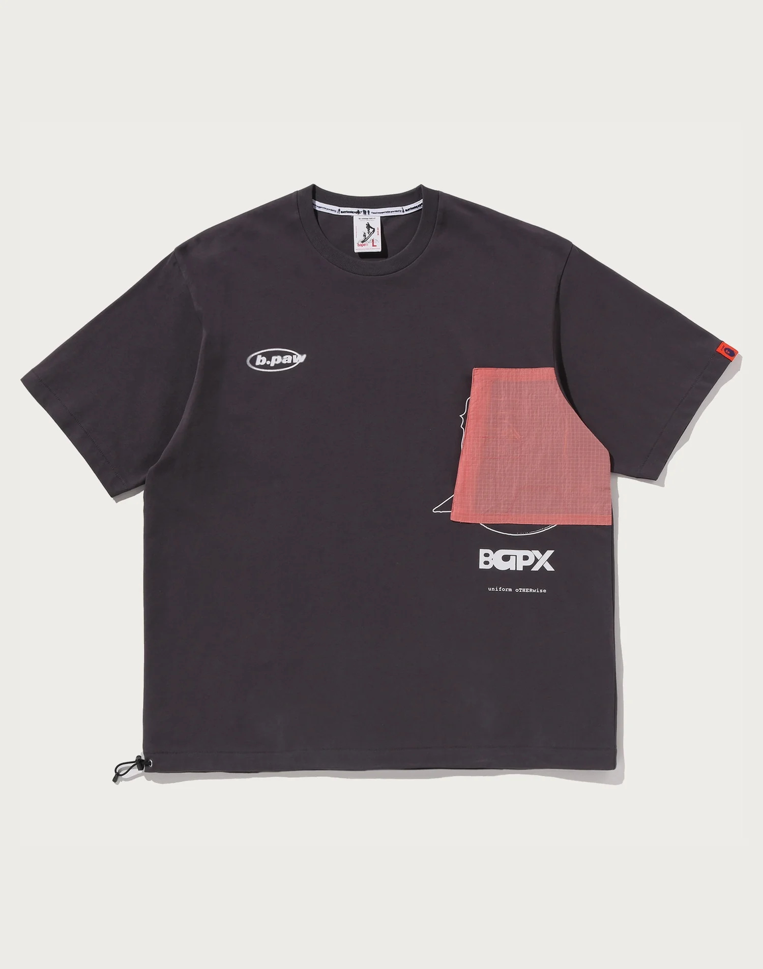 BAPE BY KAZUKI KURAISHI POCKET RELAXED FIT TEE MENS