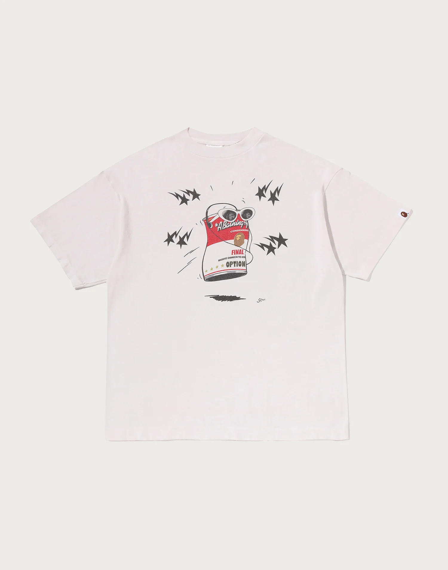BAPE X SAINT MXXXXXX DANCING CAN TEE MENS