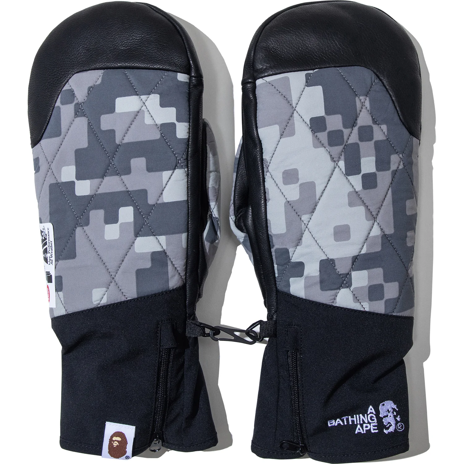 BAPE BY KAZUKI KURAISHI UAP CAMO GLOVES MENS