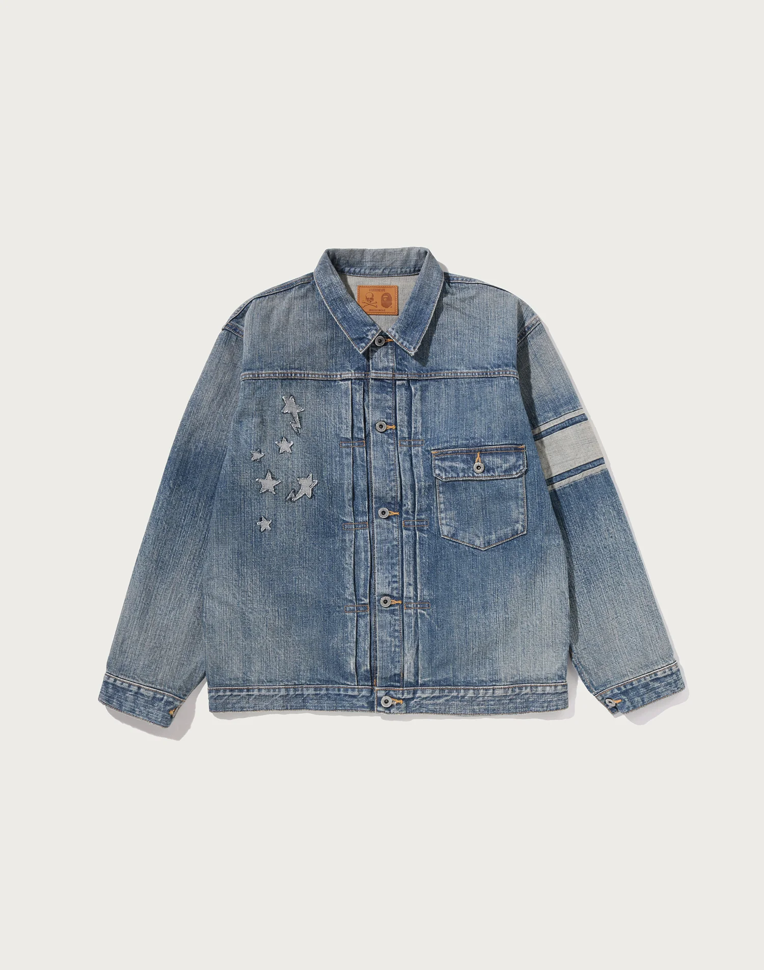 MM BAPE DENIM JACKET MENS