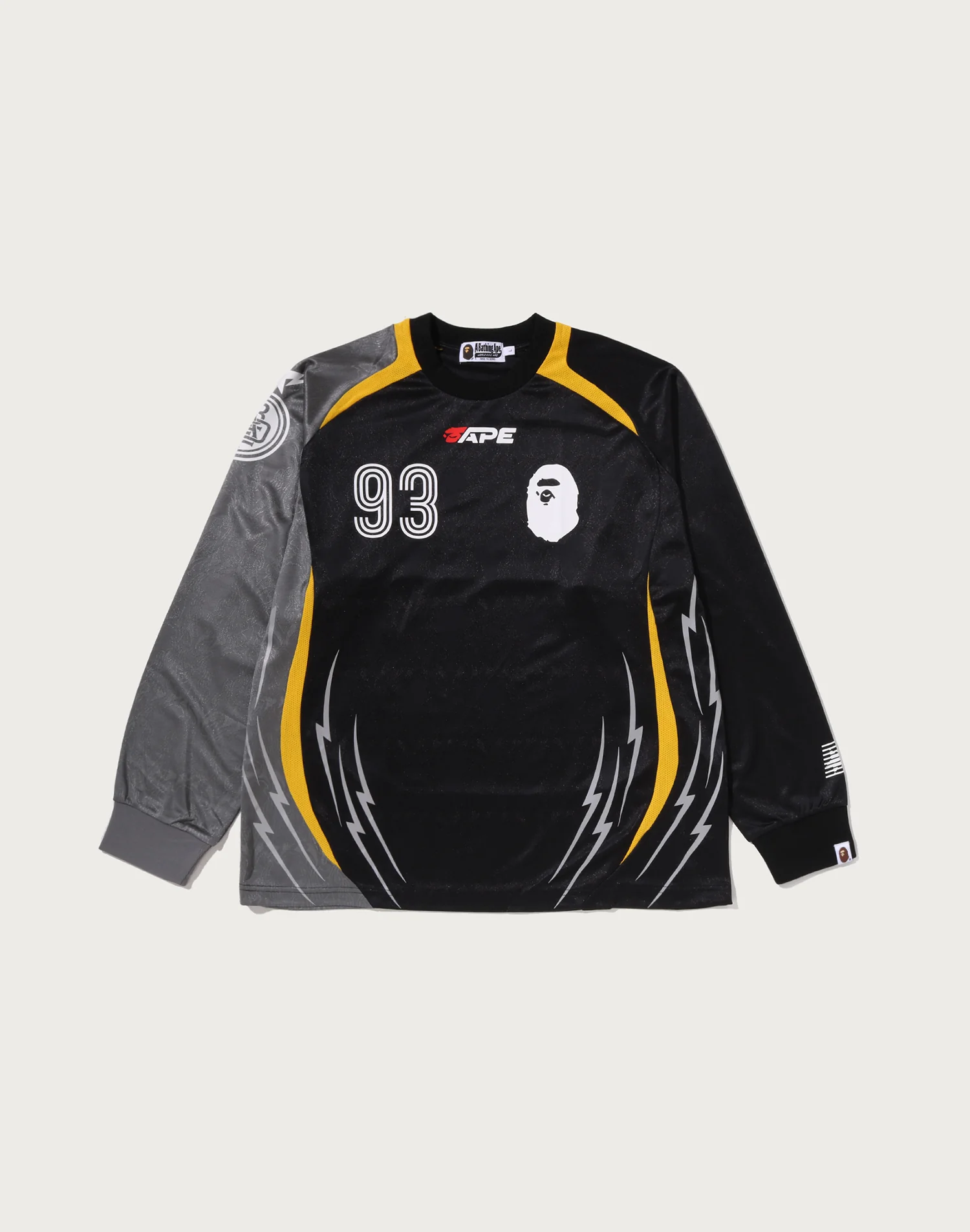 MULTI LOGO RELAXED FIT FOOTBALL LS JERSEY MENS