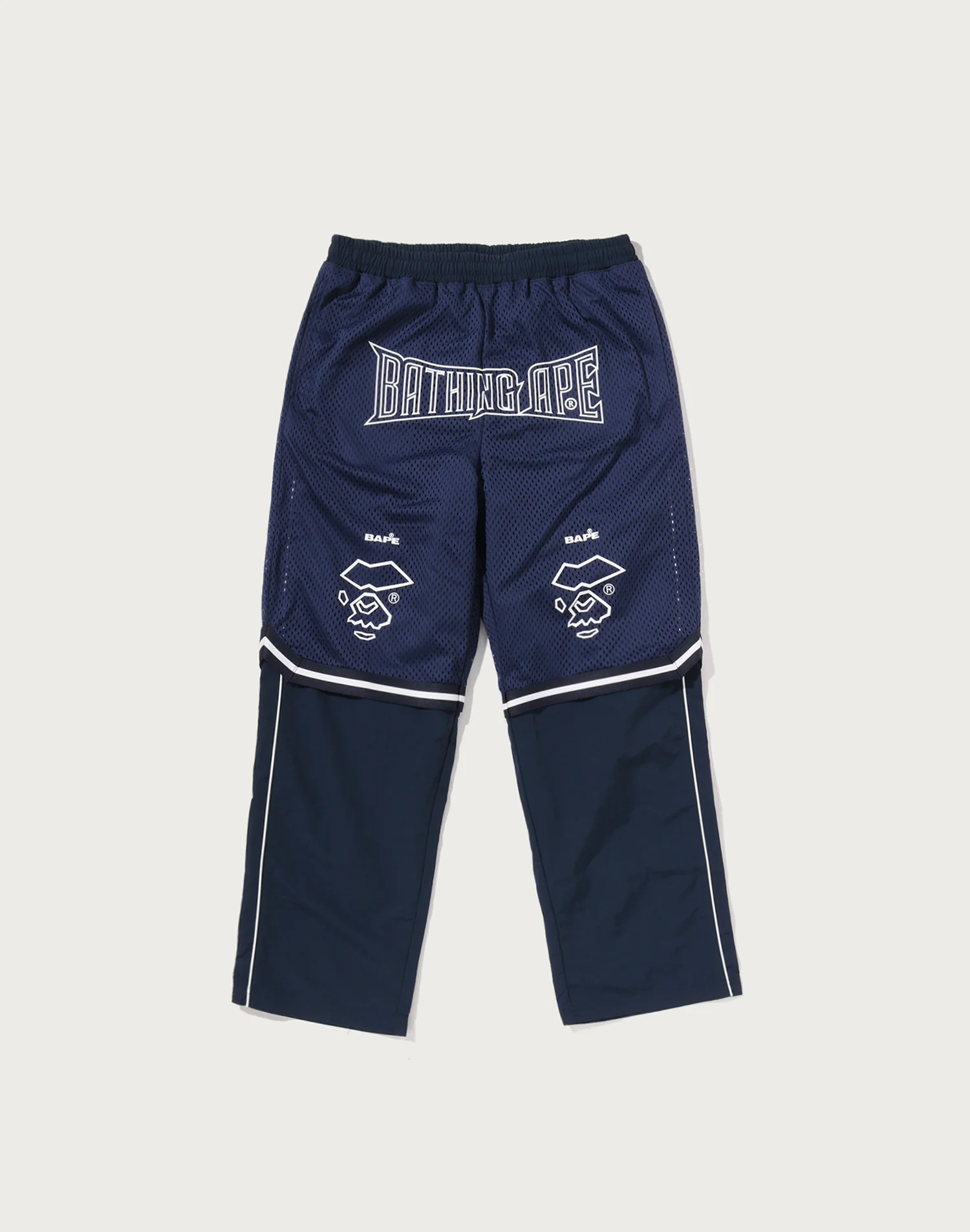 LAYERED TRACK PANTS MENS