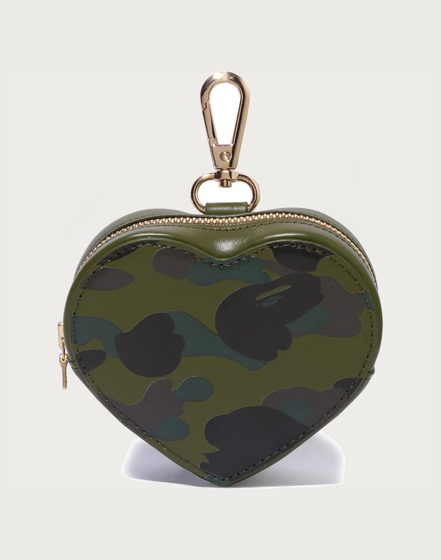 1ST CAMO HEART SHAPED COIN CASE LADIES