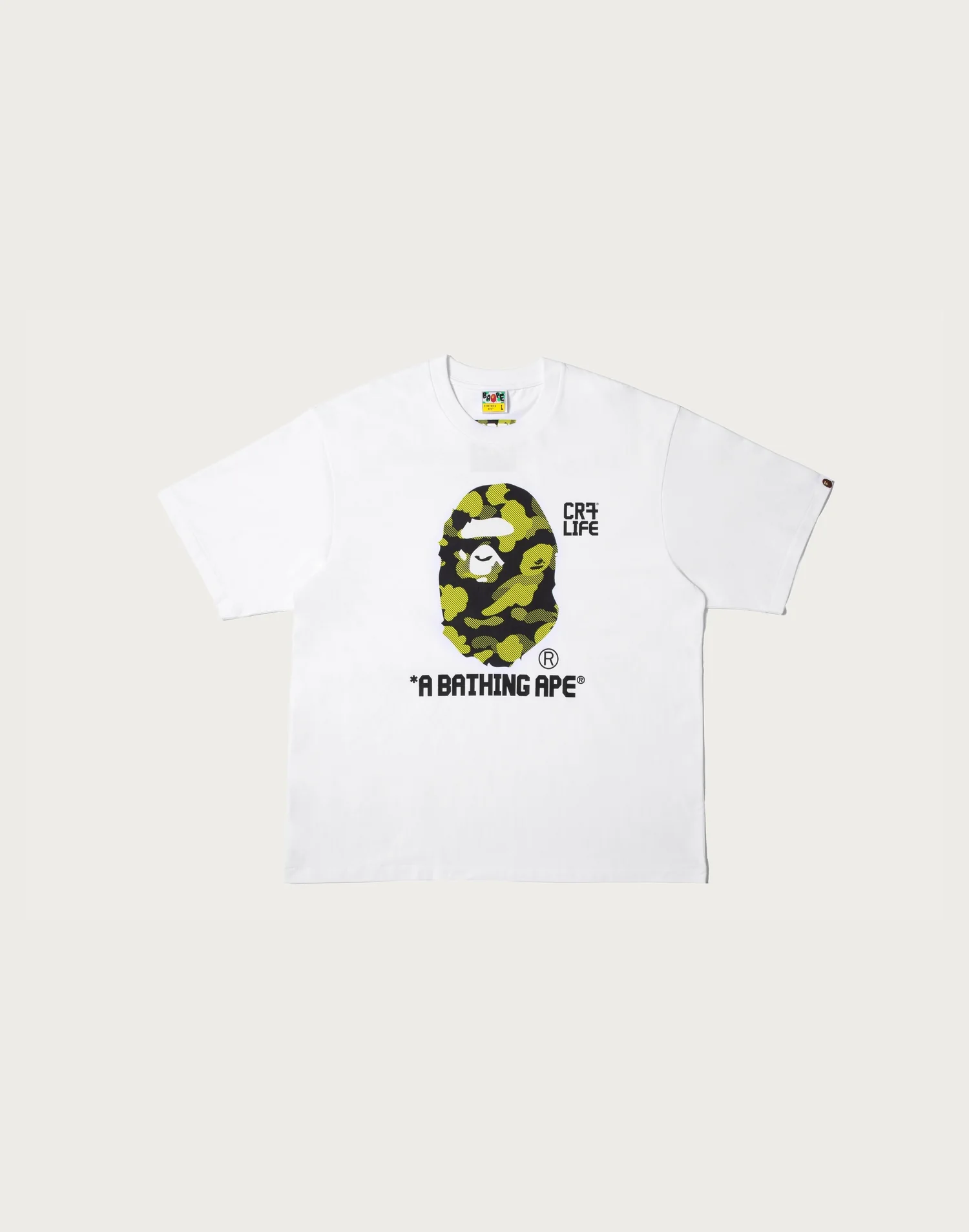 BAPE X CR7 LIFE CAMO A BATHING APE RELAXED FIT TEE MENS
