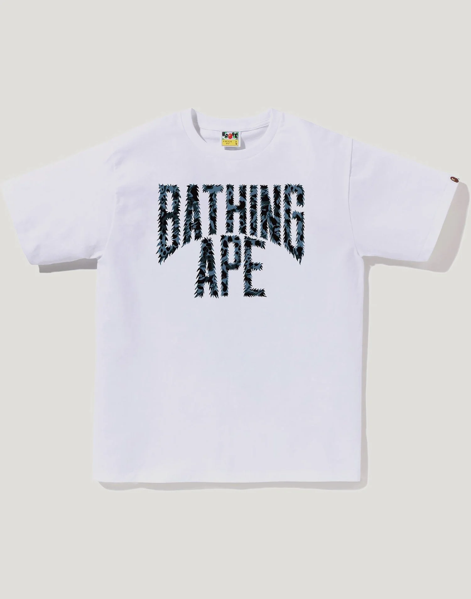 WILD LEOPARD PATTERN NYC LOGO TEE MENS