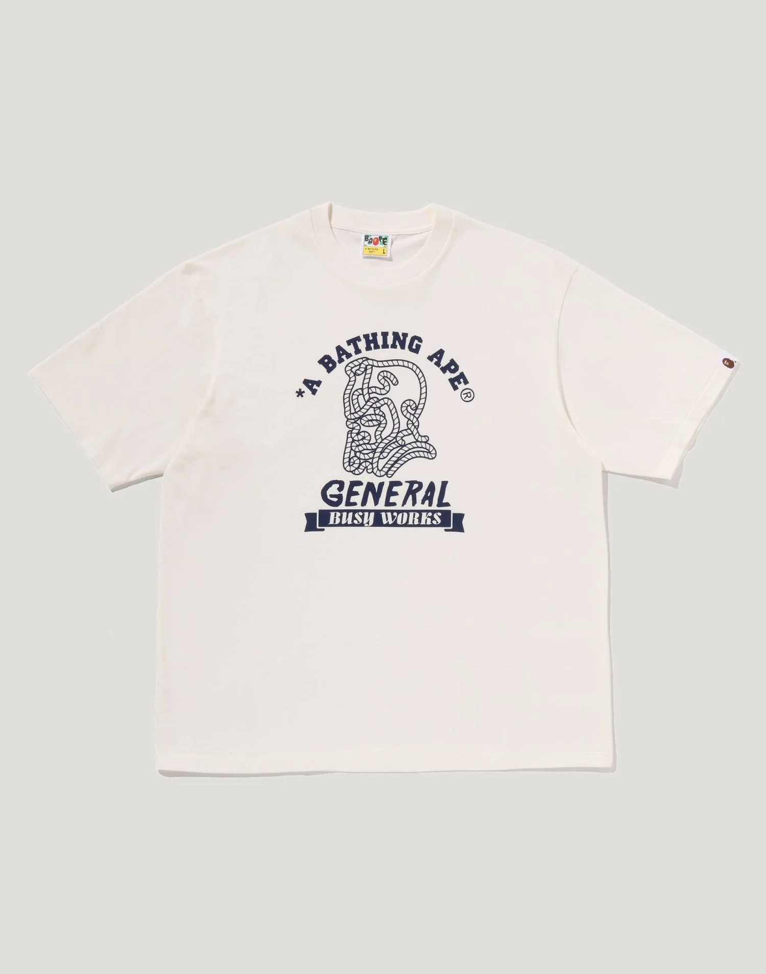 APE GENERAL COLLEGE RELAXED FIT TEE MENS