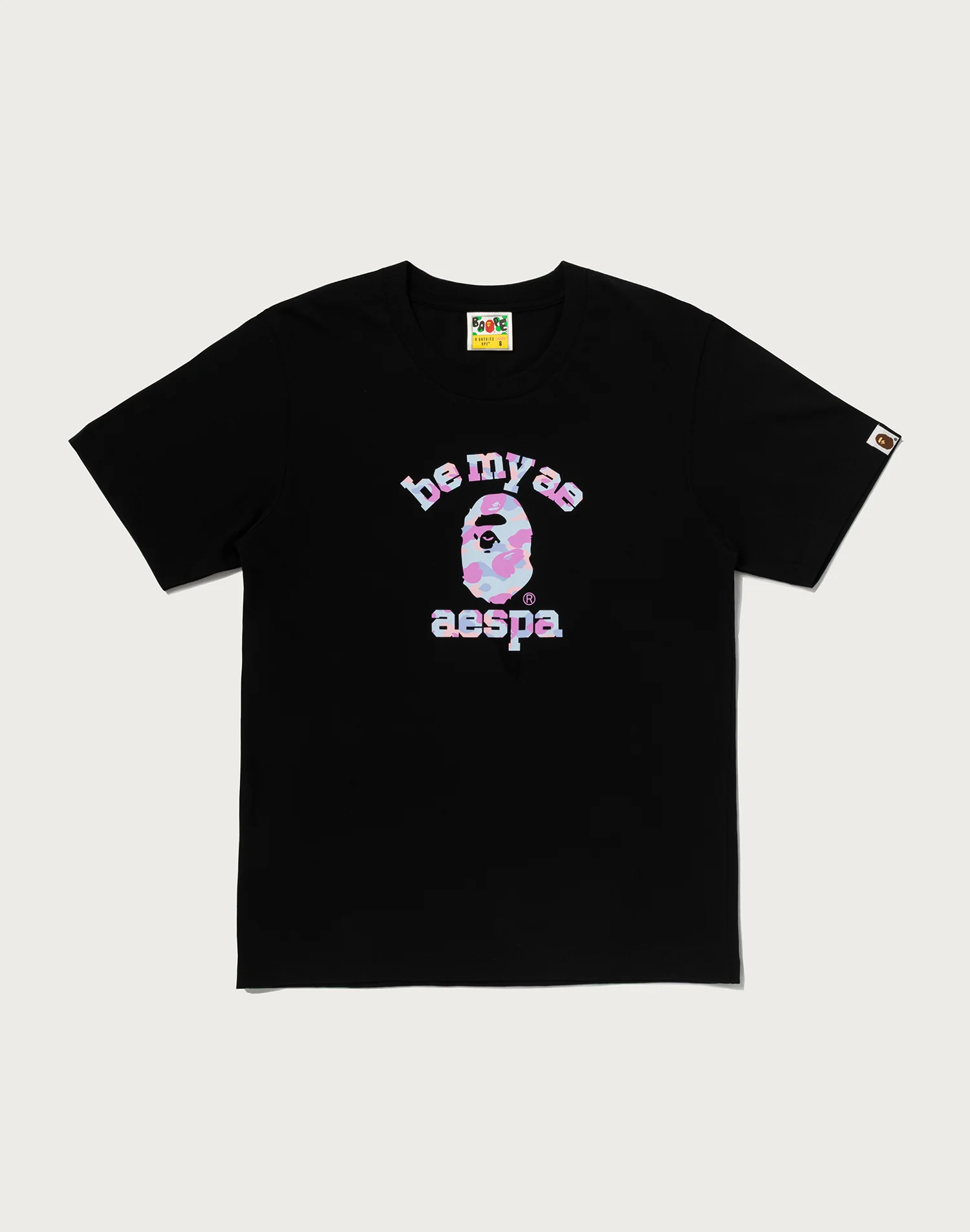 BAPE X AESPA COLLEGE TEE LADIES