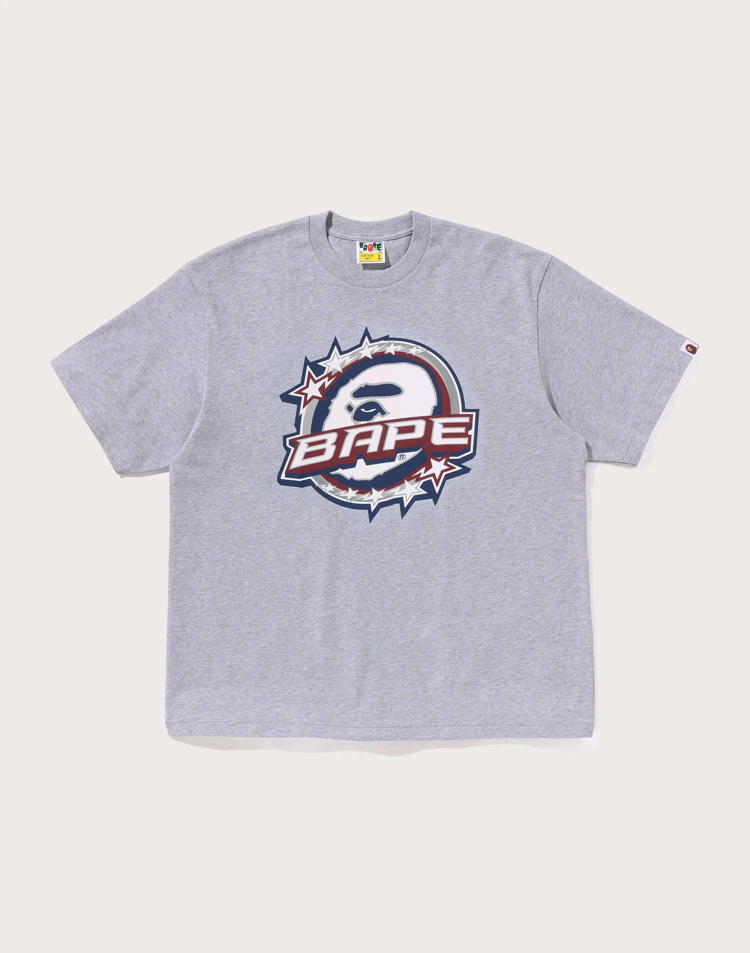 BAPE TWIN STA LOGO RELAXED FIT TEE MENS