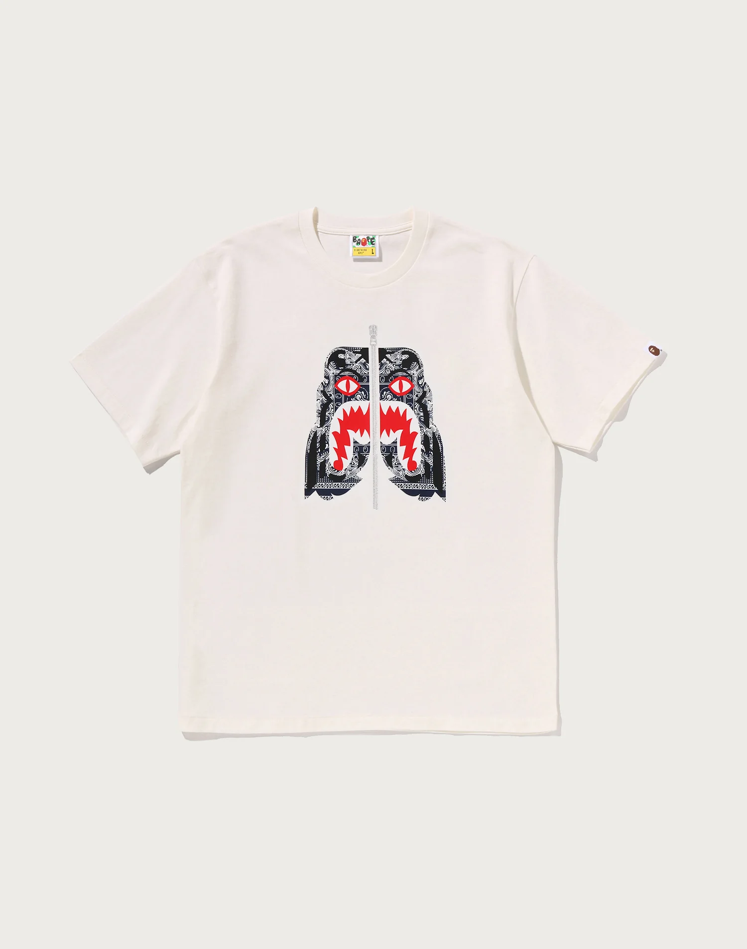PAISLEY PATTERN TIGER FACE TEE MENS