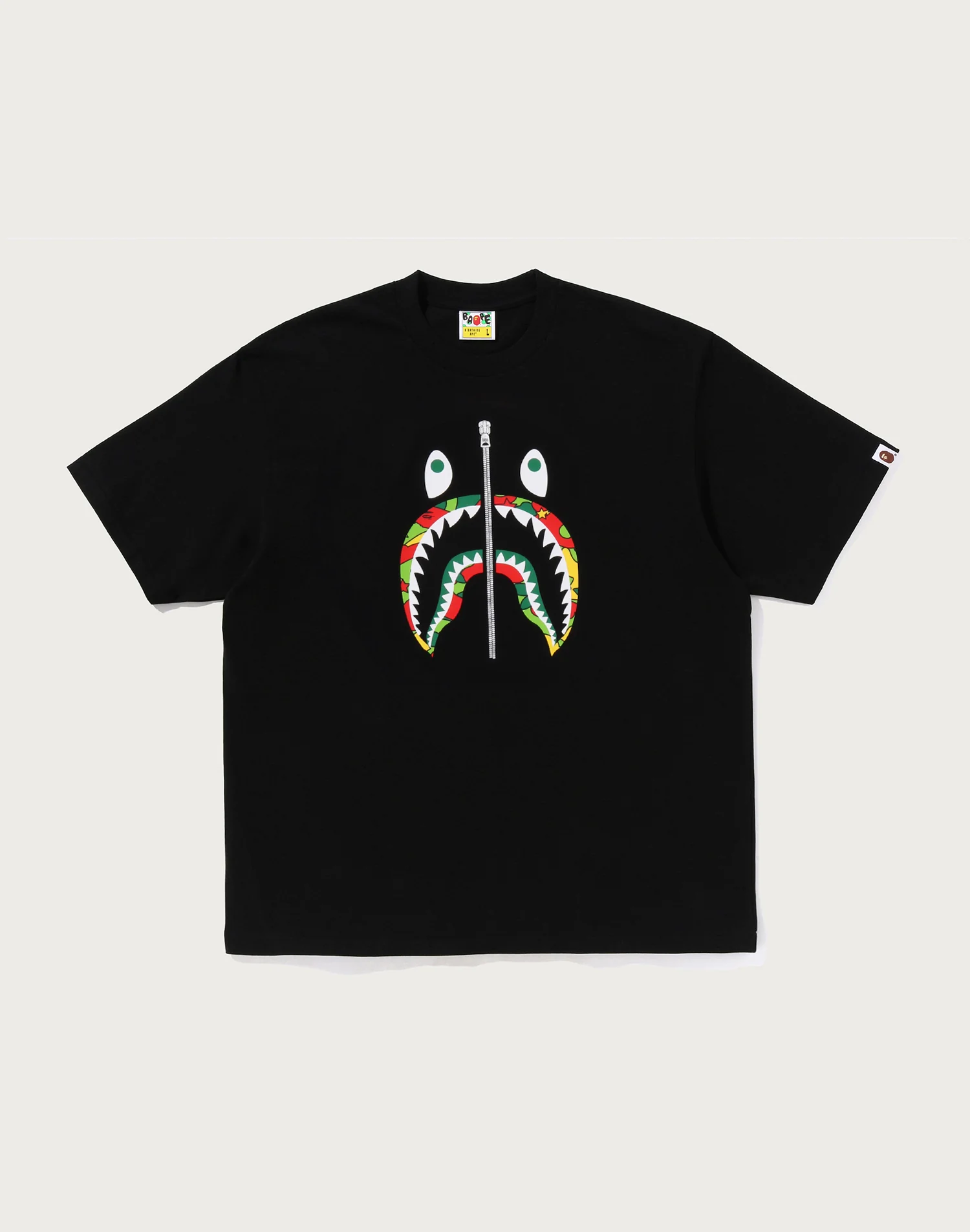 STA CAMO SHARK FACE RELAXED FIT TEE MENS