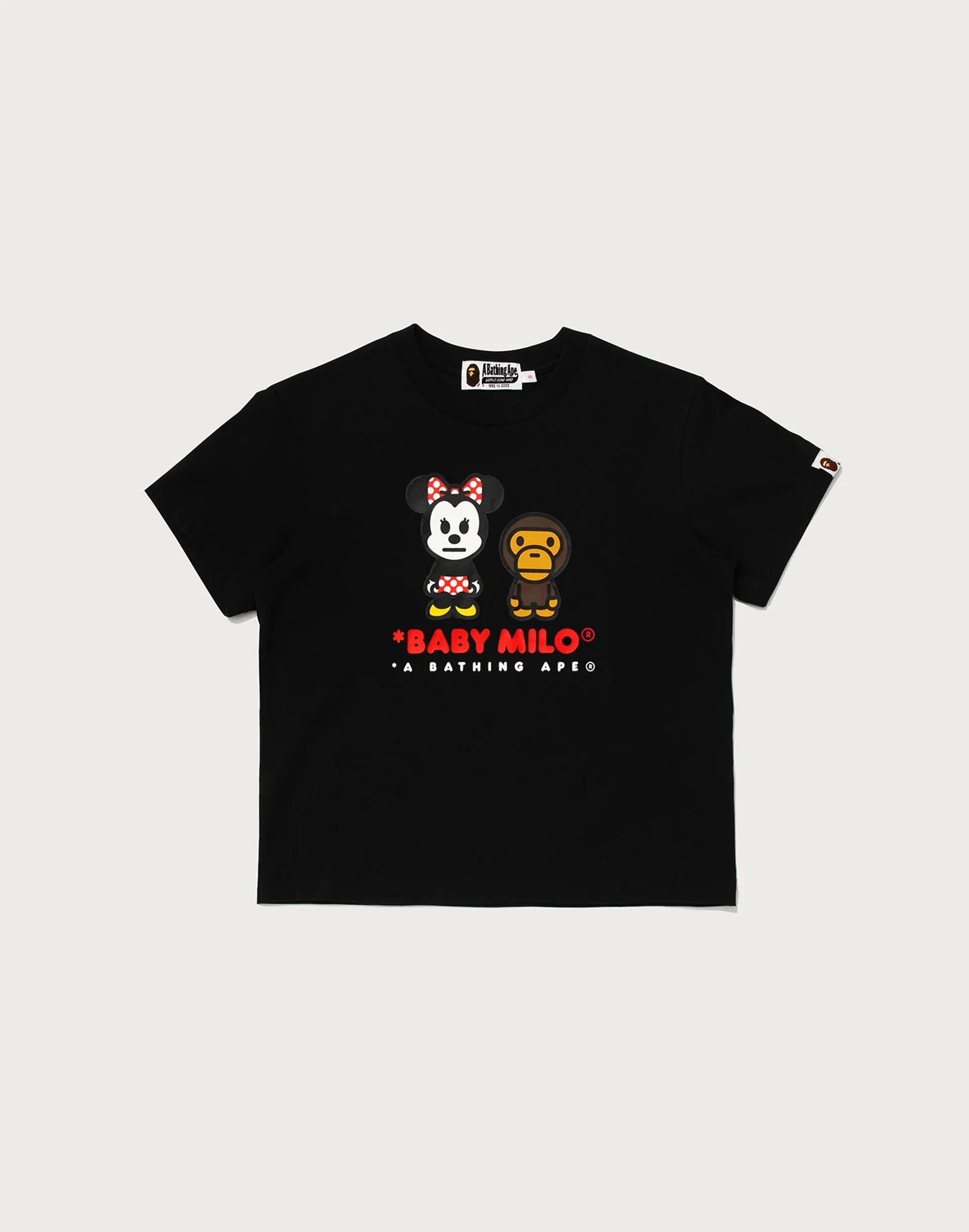 BAPE X DISNEY MINNIE MOUSE BABY MILO MINI TEE LADIES