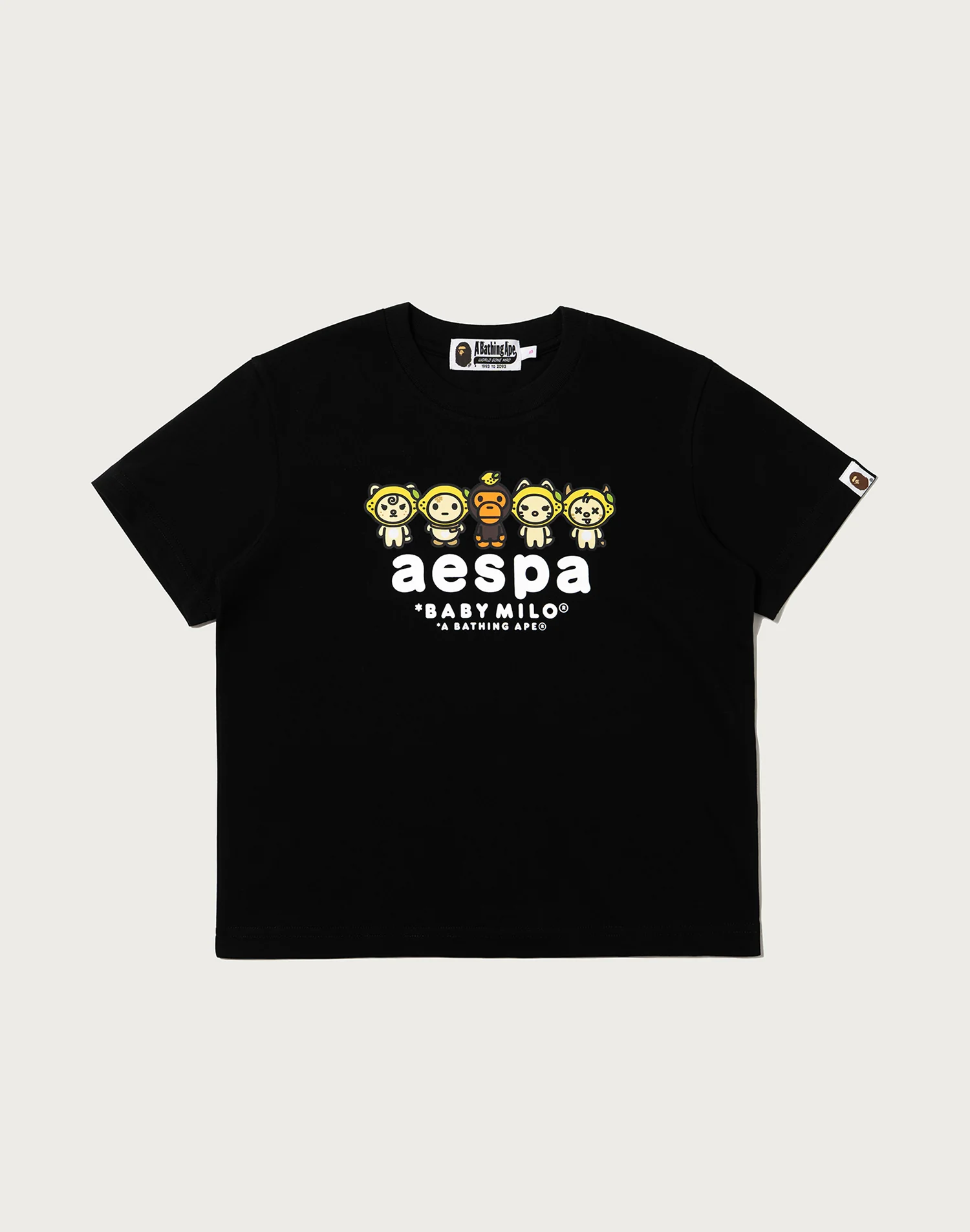 BAPE X AESPA BABY MILO LEMONADE MINI TEE LADIES