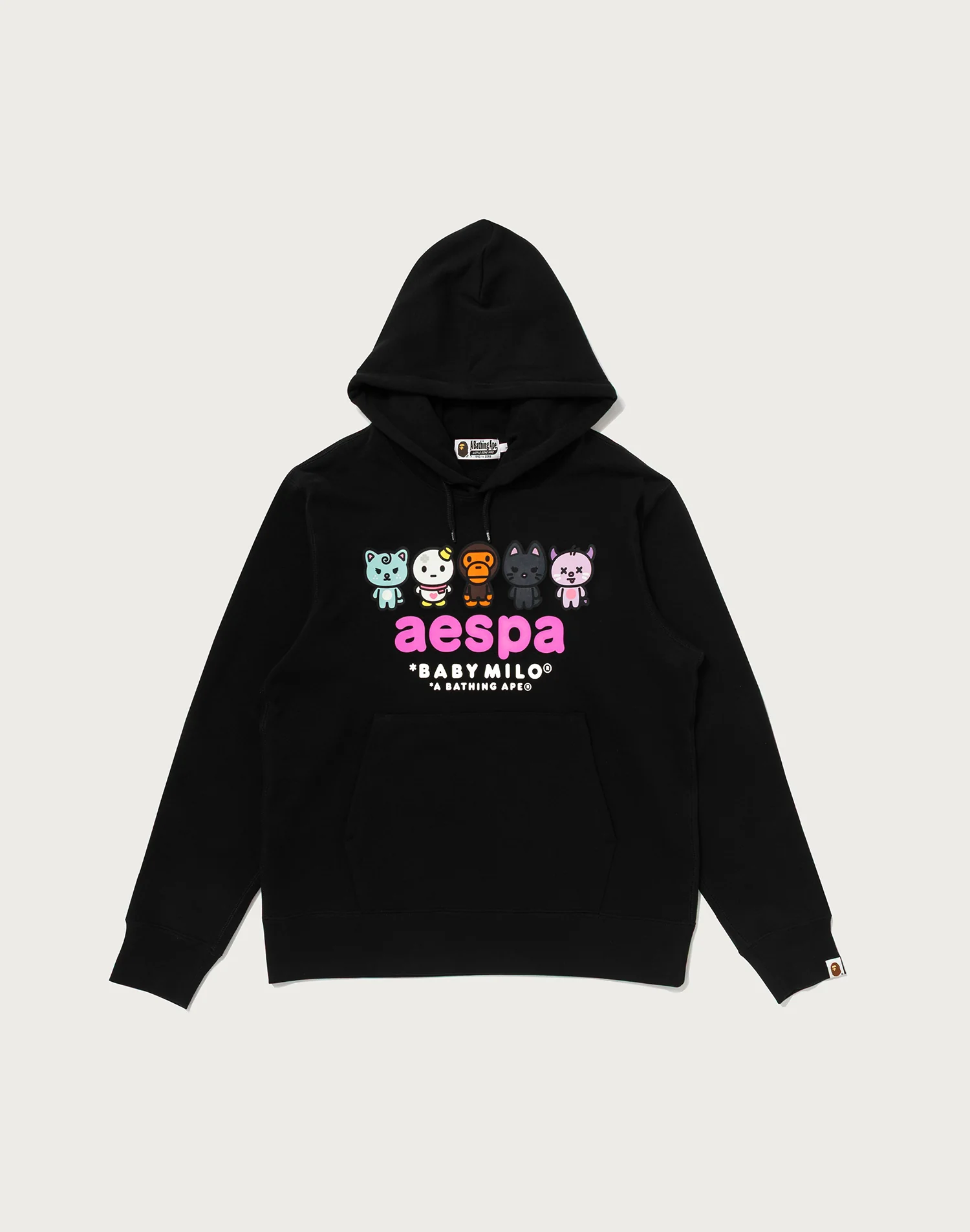 BAPE X AESPA BABY MILO PULLOVER HOODIE MENS